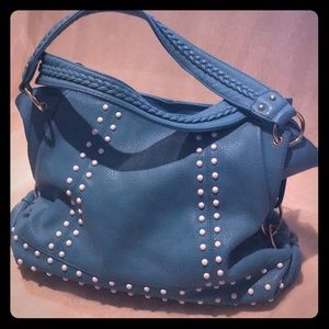 Blue Charming Charlie Large Handbag